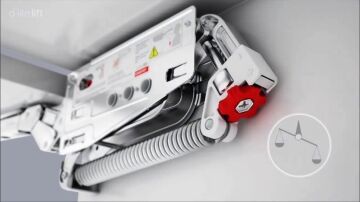 Samet D Lite Kalkar Kapak Sistemi C1 Beyaz Takım