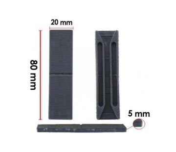 Kalın Cam Takozu Kırılan 5X20x80mm 1000 li