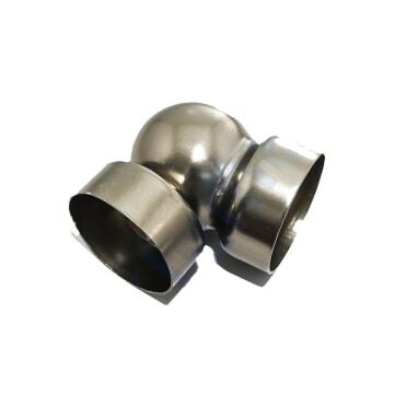 16mm Boş Küre Topuz Dirsek Bronz 5'li Paket