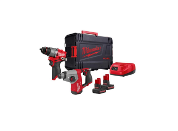 Milwaukee M12 FPP2BG2-502X 2 Li Set FPD2-FHAC16