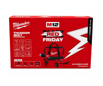 Milwaukee M12 BLDDRC-201BRF Kömürsüz Akülü Matkap
