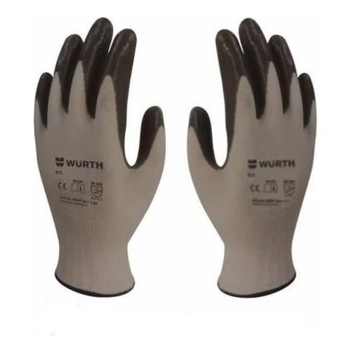 Würth Nitril Mekanikçi Eldiveni Siyah No:10 EN 388