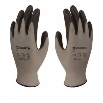 Würth Nitril Mekanikçi Eldiveni Siyah No:10 EN 388
