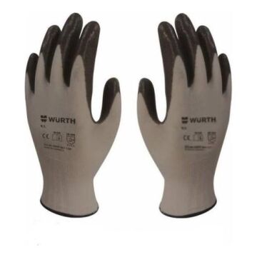 Würth Nitril Mekanikçi Eldiveni Siyah No:10 EN 388
