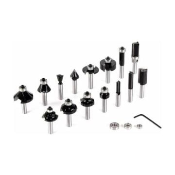 Bosch Karışık Freze Ucu Seti Şaftlı 8mm 15 Parça