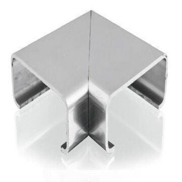 60x25 90 Derece Geniş Kanallı Dirsek Bronz 2 Li