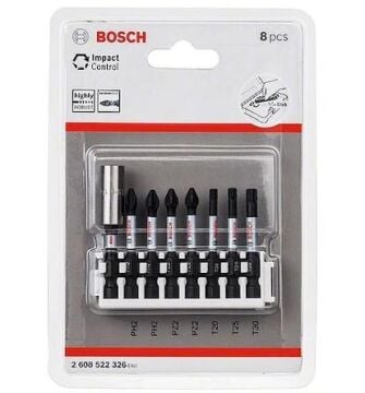 Bosch Impact Control Vidalama Bits Uç Seti 8 Parça