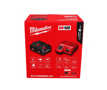 Milwaukee M18 FORGENRG-802 Akü+Şarj Cihazı Paket