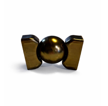 60x25 Boş Küre Dirsek Bronz 2'li Paket