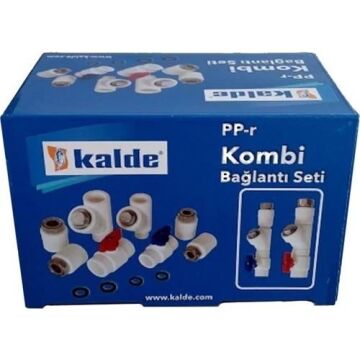 Kalde Kombi Montaj Seti Düz PP 8'li alt bağlantı