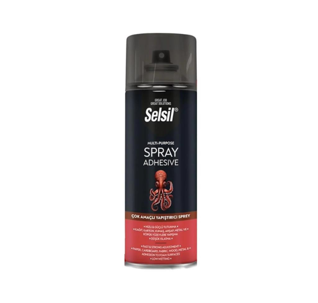 Selsil Çok Amaçlı Yapıştırıcı Sprey 400 ml