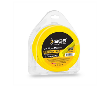 Sgs4310 Tırpan Misinası 3.3 Mm 47mt Altıgen Sarı