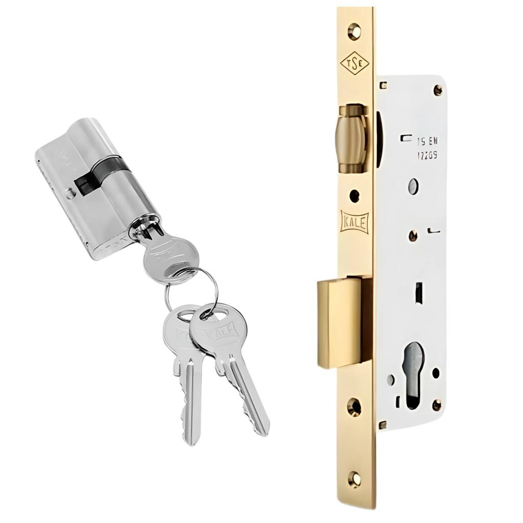 Kale 154 35mm Makaralı Barelli Alüminyum Kilidi