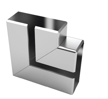 80x30 90 Derece Ortadan Kanallı Dirsek Bronz Adet