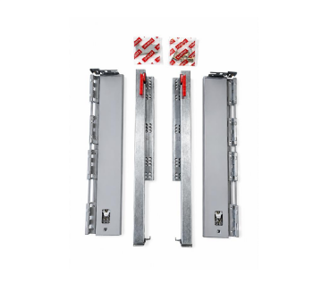 Samet Alpha Box Çekmece Rayı GRİ Bordürsüz 500MM