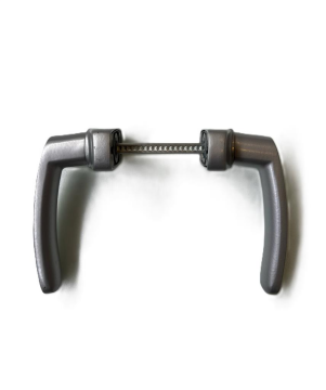 Alüminyum Basmalı Yaylı Kapı Kolu Eloksal Gri Tkm