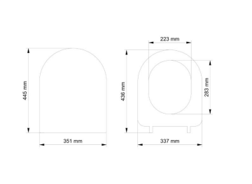 Mimoza Yavaş Kapanan Klozet Kapağı Alttan Sıkmalı