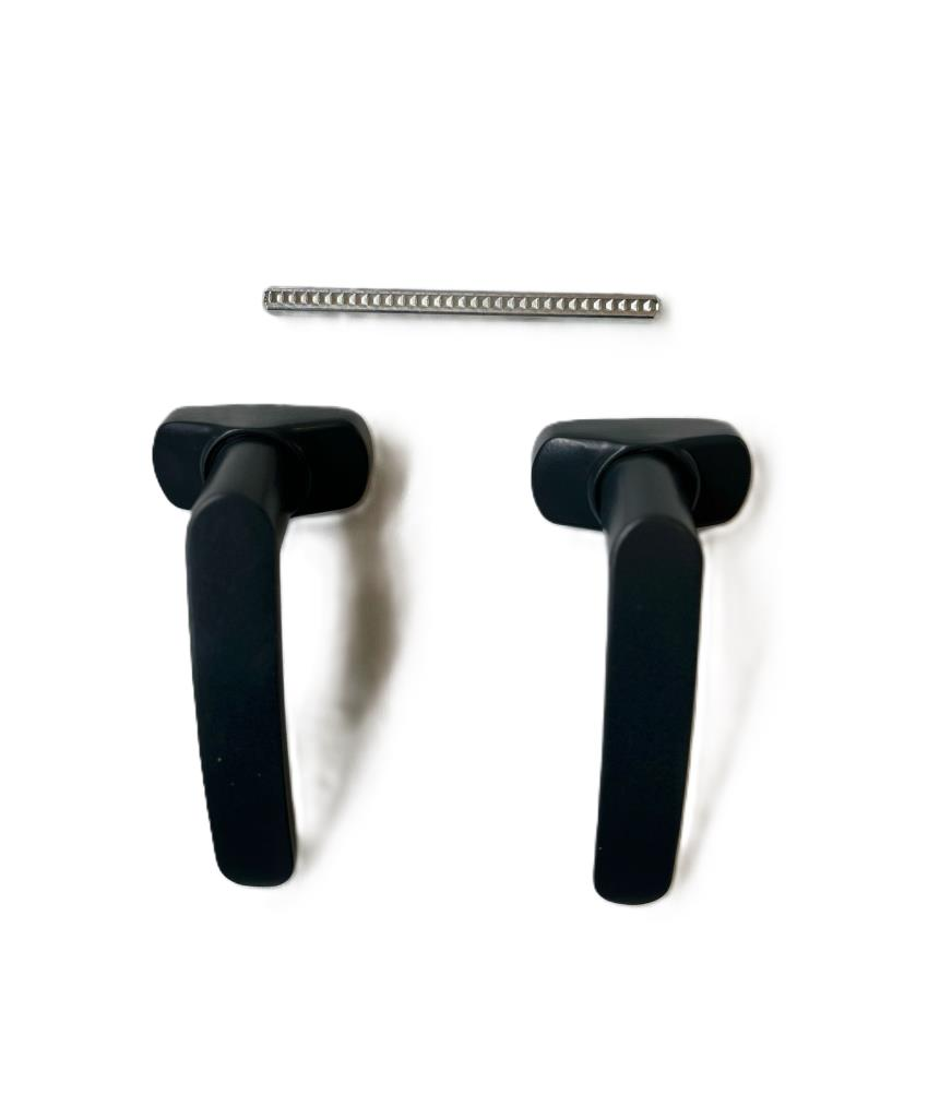 Alüminyum Basmalı Yaylı Kapı Kolu Antrasit Takım