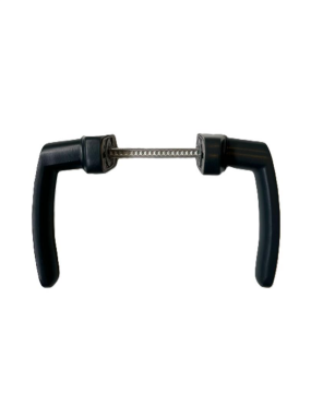 Alüminyum Basmalı Yaylı Kapı Kolu Antrasit Takım