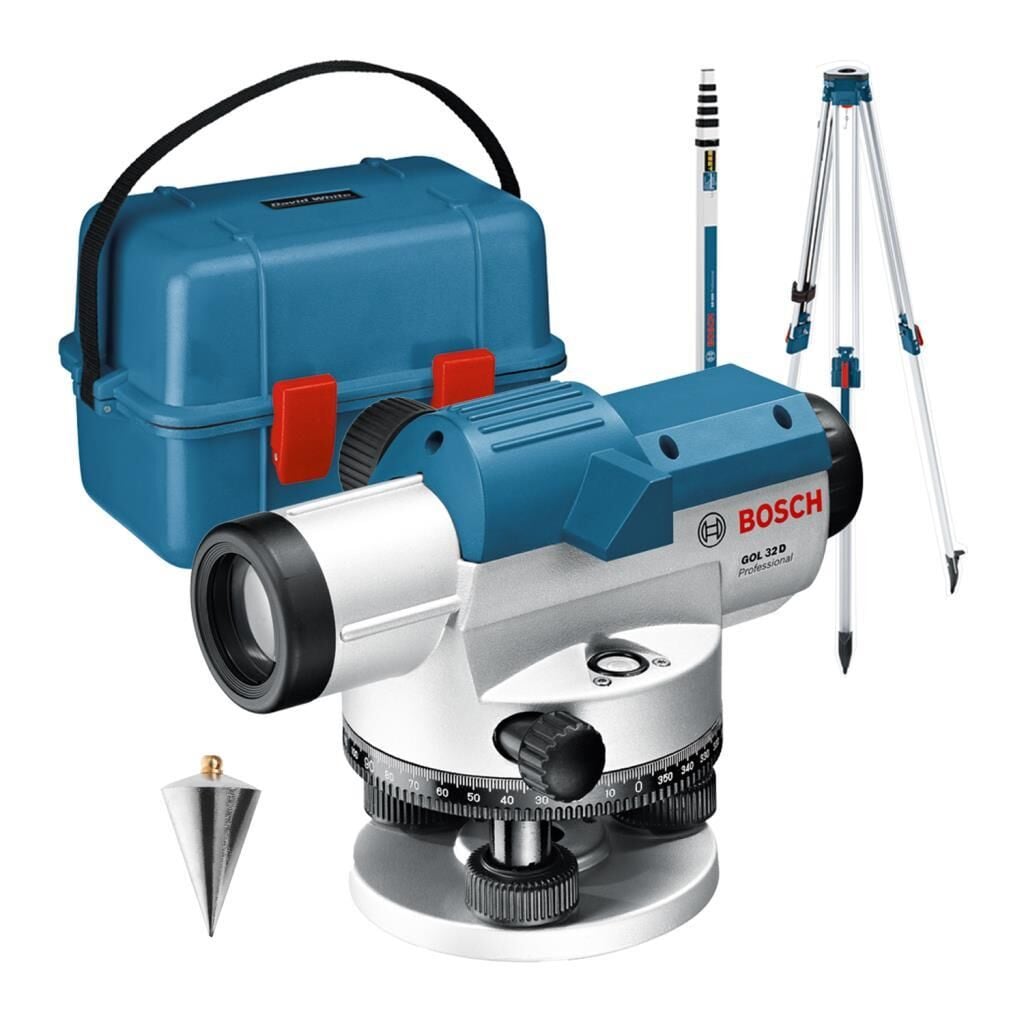 Bosch GOL 32 D + BT 160 + GR 500 Optik Nivelmon Hizalama