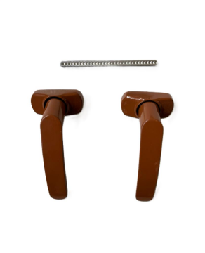 Alüminyum Basmalı Yaylı Kapı Kolu Kahverengi 8003