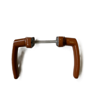 Alüminyum Basmalı Yaylı Kapı Kolu Kahverengi 8003