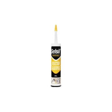 Selsil Silikonize Mastik Oak Altınmeşe 500gr