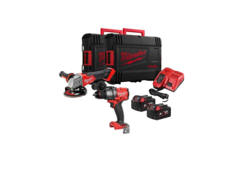 Milwaukee M18 FPP2E3-502X Kombi Set FPD3-FSAG125