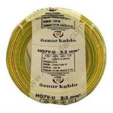 Öznur 2,5 Mm2 Nya Kablo Tek Damar Mavi 4mt