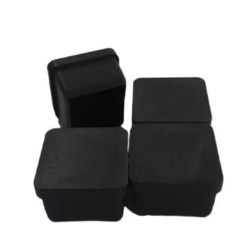 Profil İç Ayak Tapası Plastik Siyah 30x30 mm 4 Lü
