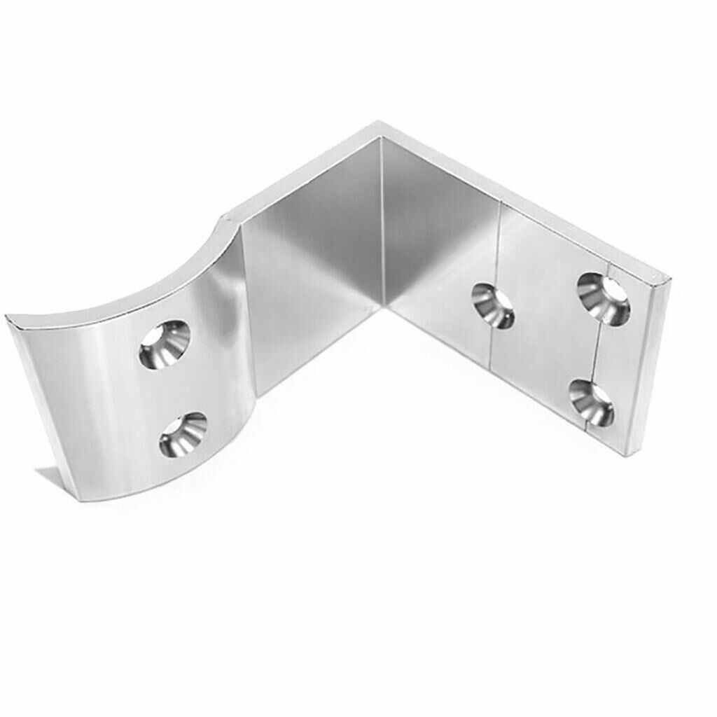 Duvar L 90 Derece Kısa Bağlantı Parlak 5 Li Paket