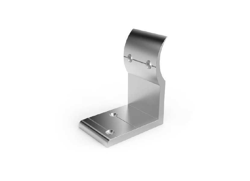 Duvar L 90 Derece Kısa Bağlantı Parlak 5 Li Paket