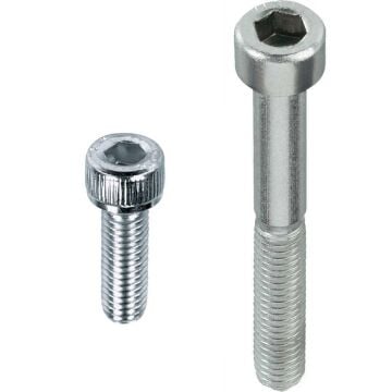 M5X40 DIN912 İmbus Cıvata 8.8 Beyaz 5 Li Paket