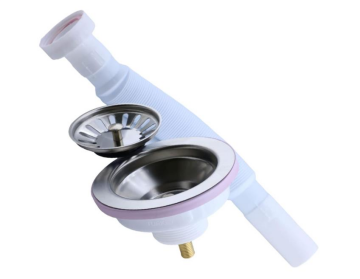 Özbest Geniş Ağızlı Tırnaklı Körüklü Lavabo Sifon