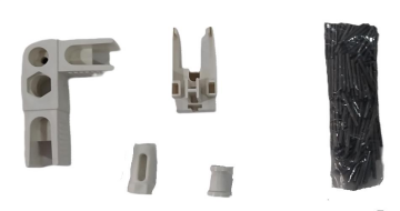 Plise Sineklik Aksesuar Takımı Beyaz 100 Lü Paket