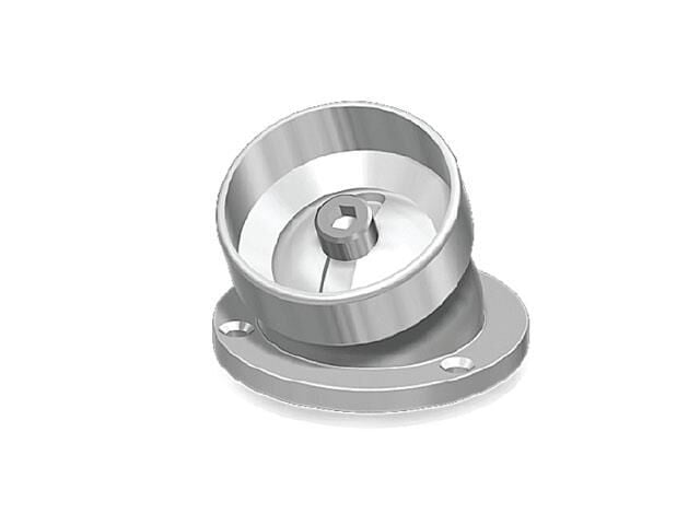 50mm Çok Açılı Ufo Duvar Flanşı Parlak Adet