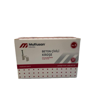 Mutlusan Çivili Kroşe 5 No 100 Lü Paket