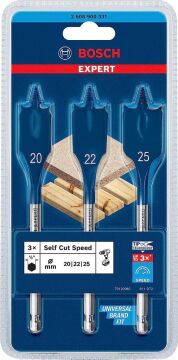 Bosch EXP SCS Yaprak Ahşap Matkap Ucu HEX 3lü