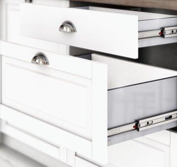 Samet Galvanizli Teleskopik Çekmece Rayı 43x400