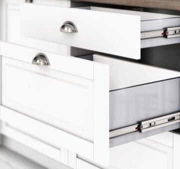 Samet Galvanizli Teleskopik Çekmece Rayı 43x400