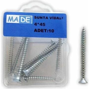 Made Sunta Vidası 4.0X45 ( 1 Kutu:10 Adet) ST-30
