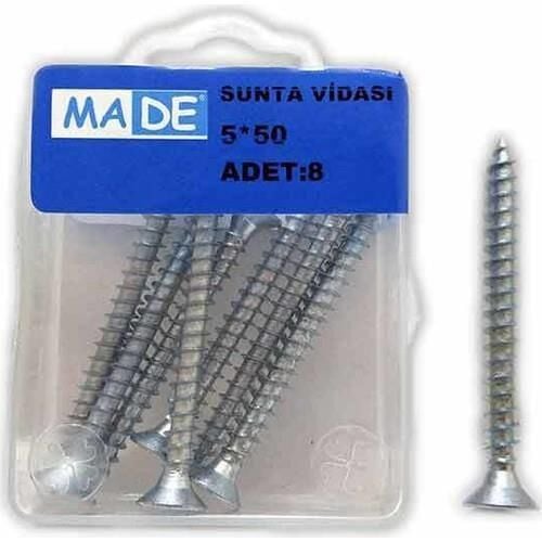 Made Sunta Vidası 5.0X50 ( 1 Kutu:8 Adet) ST-31