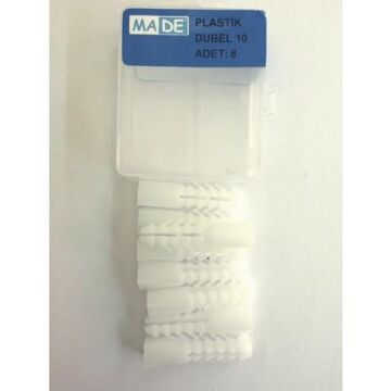 Made Plastik Dubel 8Mm ( 1 Kutu:12 Adet) ST-03