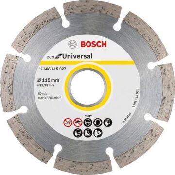 Bosch Elmas Kesme Diski 115x22,23 mm 9+1