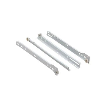 Samet 350MM Beyaz Bantlı Çekmece Rayı 1 Takım