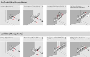 Samet Star 165 Derece Menteşe