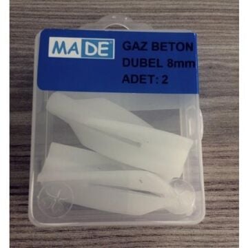 Made Gazbeton Dubel 8 Mm ( 1 Kutu:2 Adet) ST-17