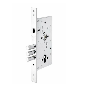 Kale 252 R SN Monoblok Çelik Kapi Kilit Krom