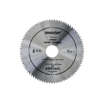 Master Ahşap Daire Testere Bıçağı 115mm 80 Diş