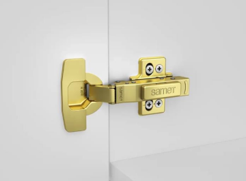 Samet Master Frenli Düz Menteşe Gold 2 li Paket